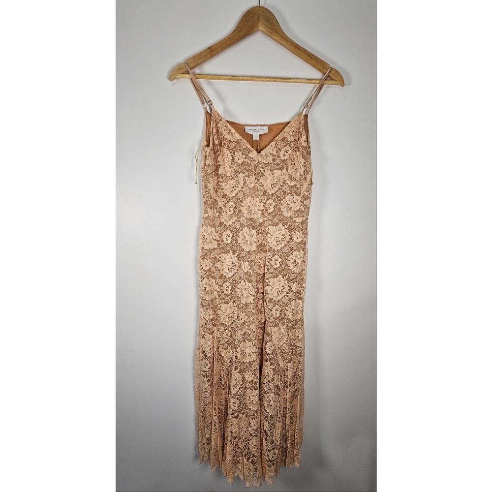 Michael Kors‎ Women's Crushed Floral Lace Slip Dress SIZE 2 - Picture 4 of 5